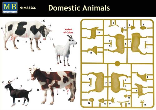 Masterbox 1:35 - Domestic Animals