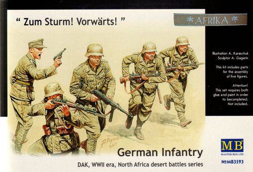 Masterbox 1:35 - German DAK Infantry North Africa WWII