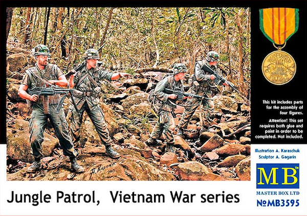 Masterbox 1:35 - Jungle Patrol Vietnam War Series