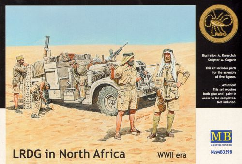 Masterbox 1:35 - LRDG in North Africa WWII