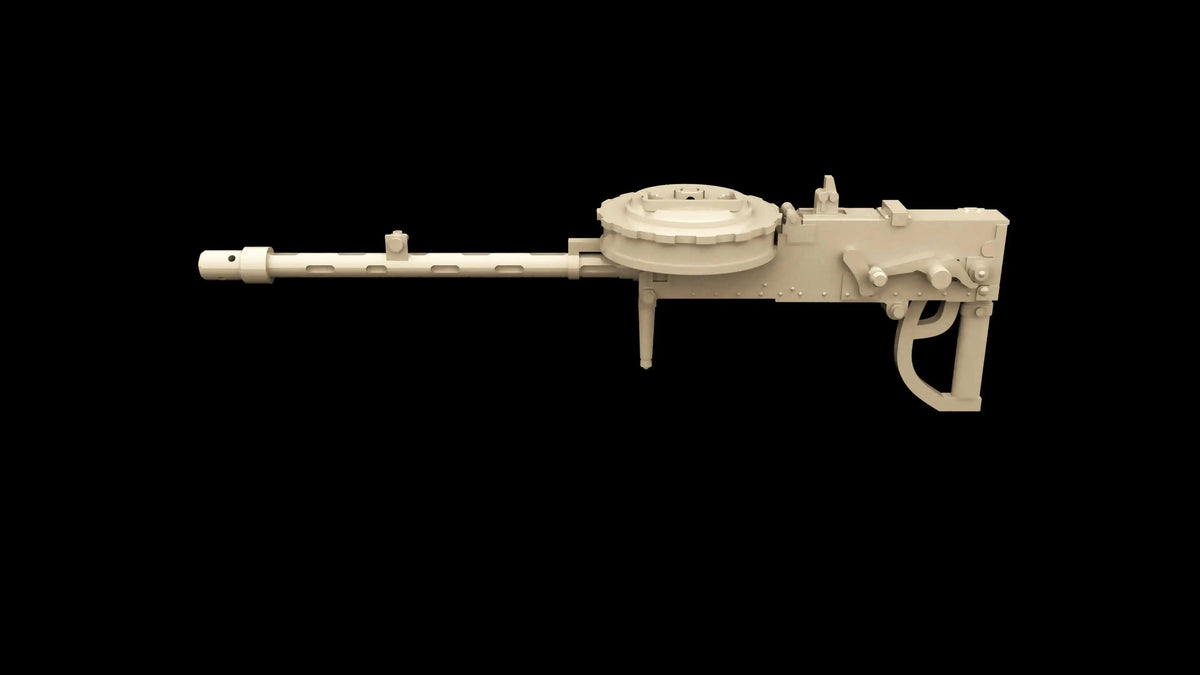 Te-1 Japanese Machine Gun (3D-Printed)