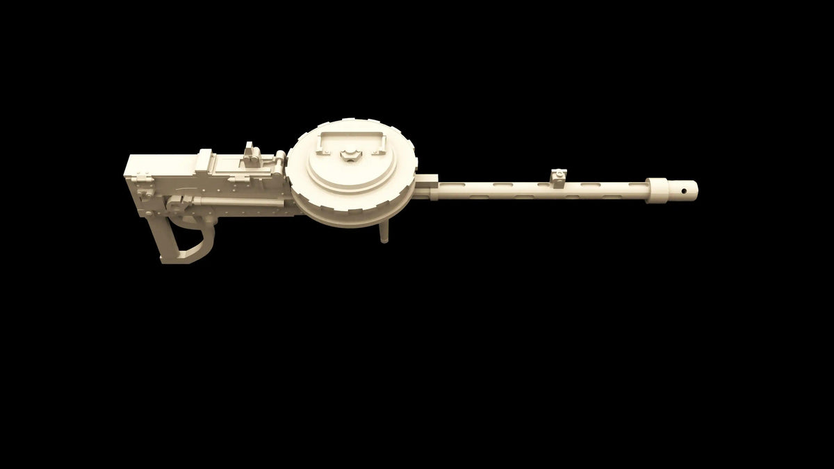 Te-1 Japanese Machine Gun (3D-Printed)