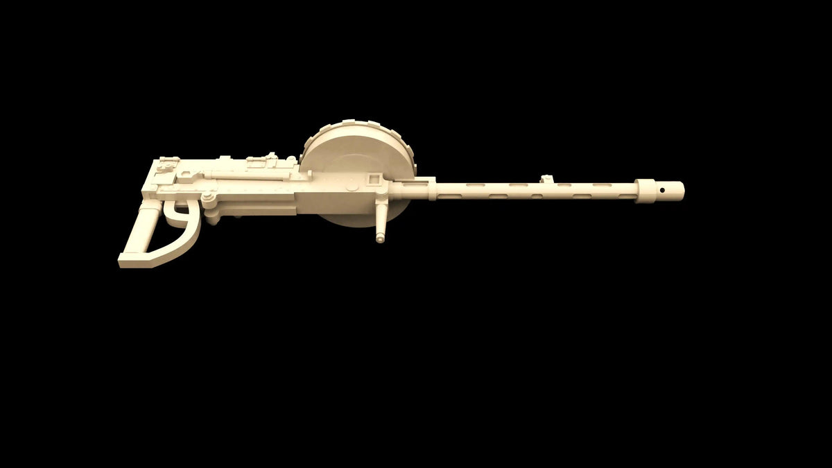 Te-1 Japanese Machine Gun (3D-Printed)
