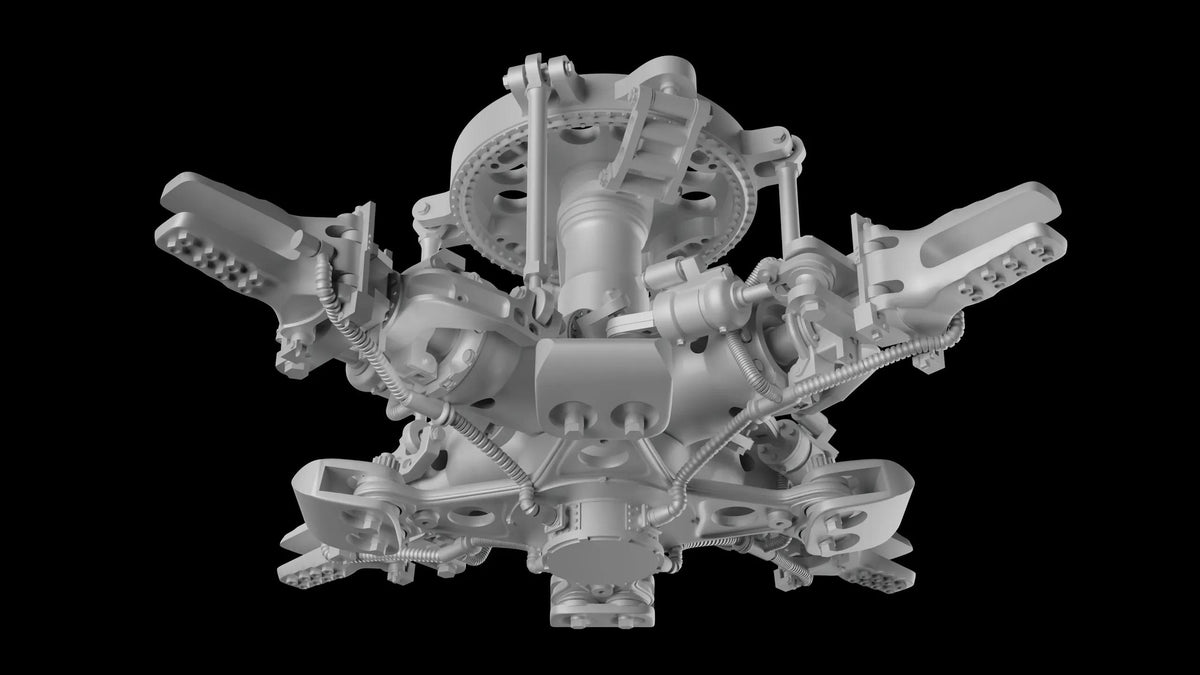 Sikorsky MH-60, UH-60, HH-60 Main rotor (designed to be used with ICM UA UK kits)