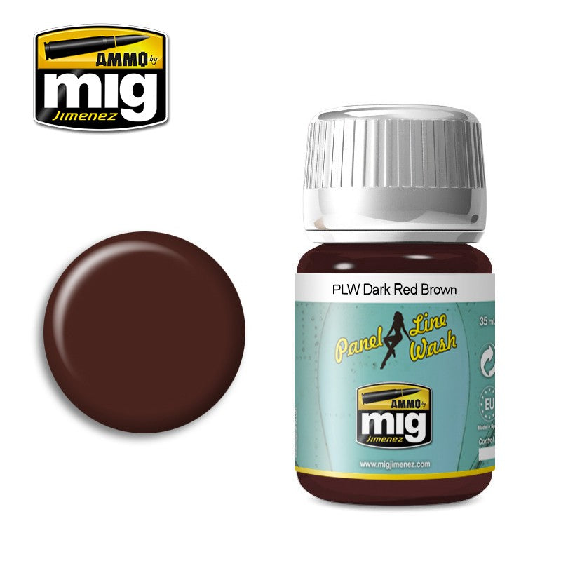 MIG Dark Red Brown Panel Line Wash MIG1605 1