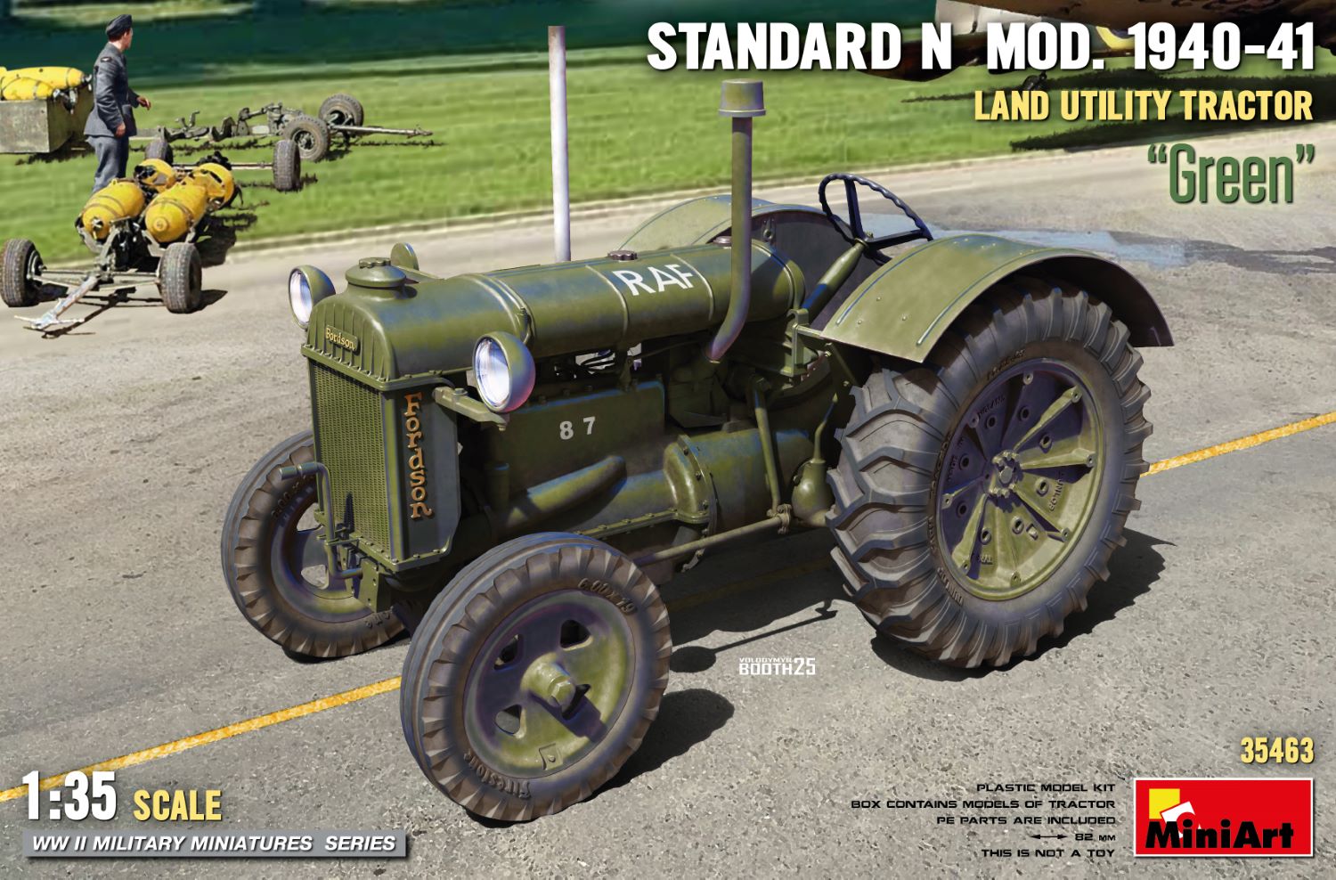 Miniart 1:35 - Land Utility Tractor N Green Mod 1940-41