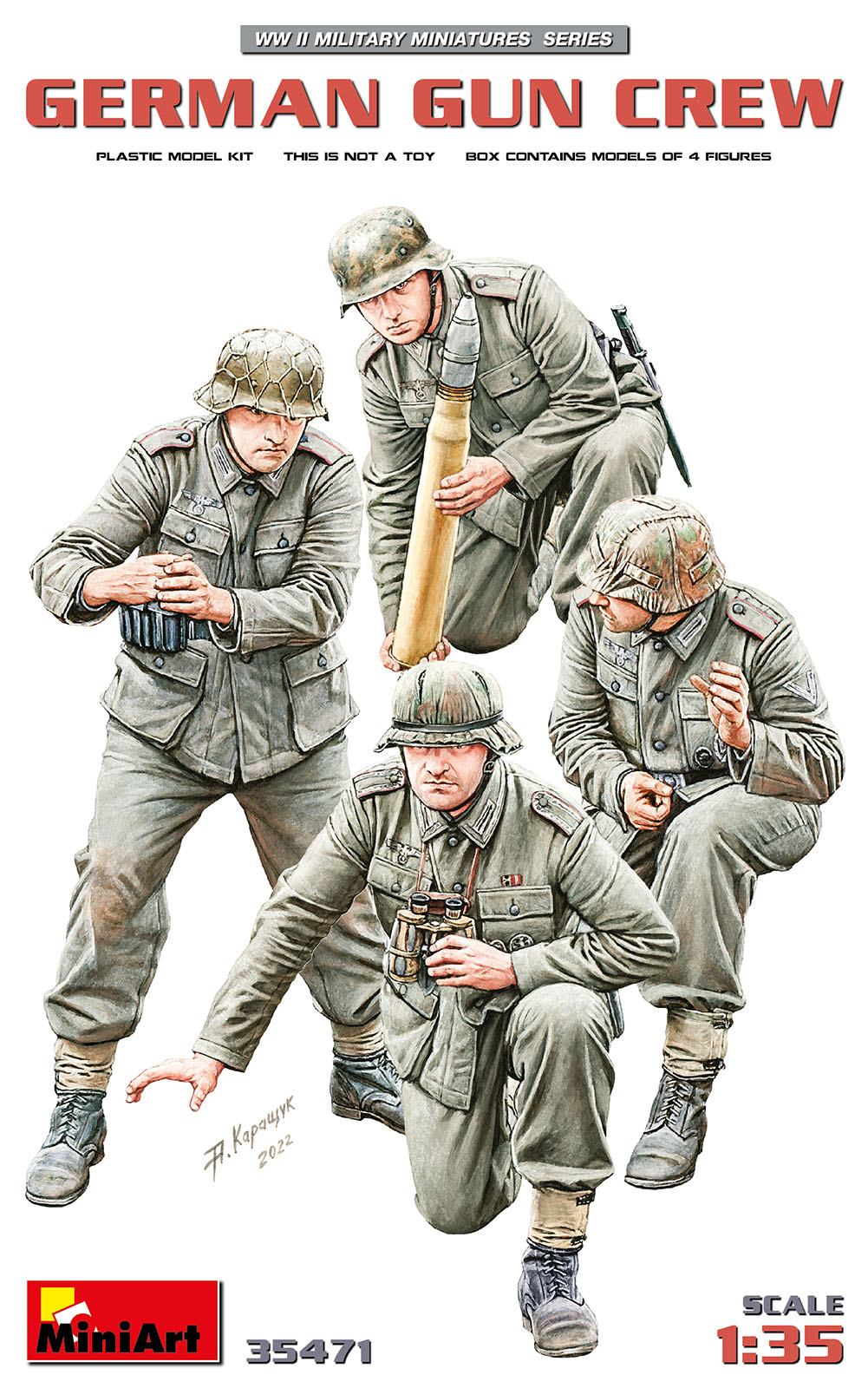 Miniart 1/35 German Gun Crew MIN35471 1