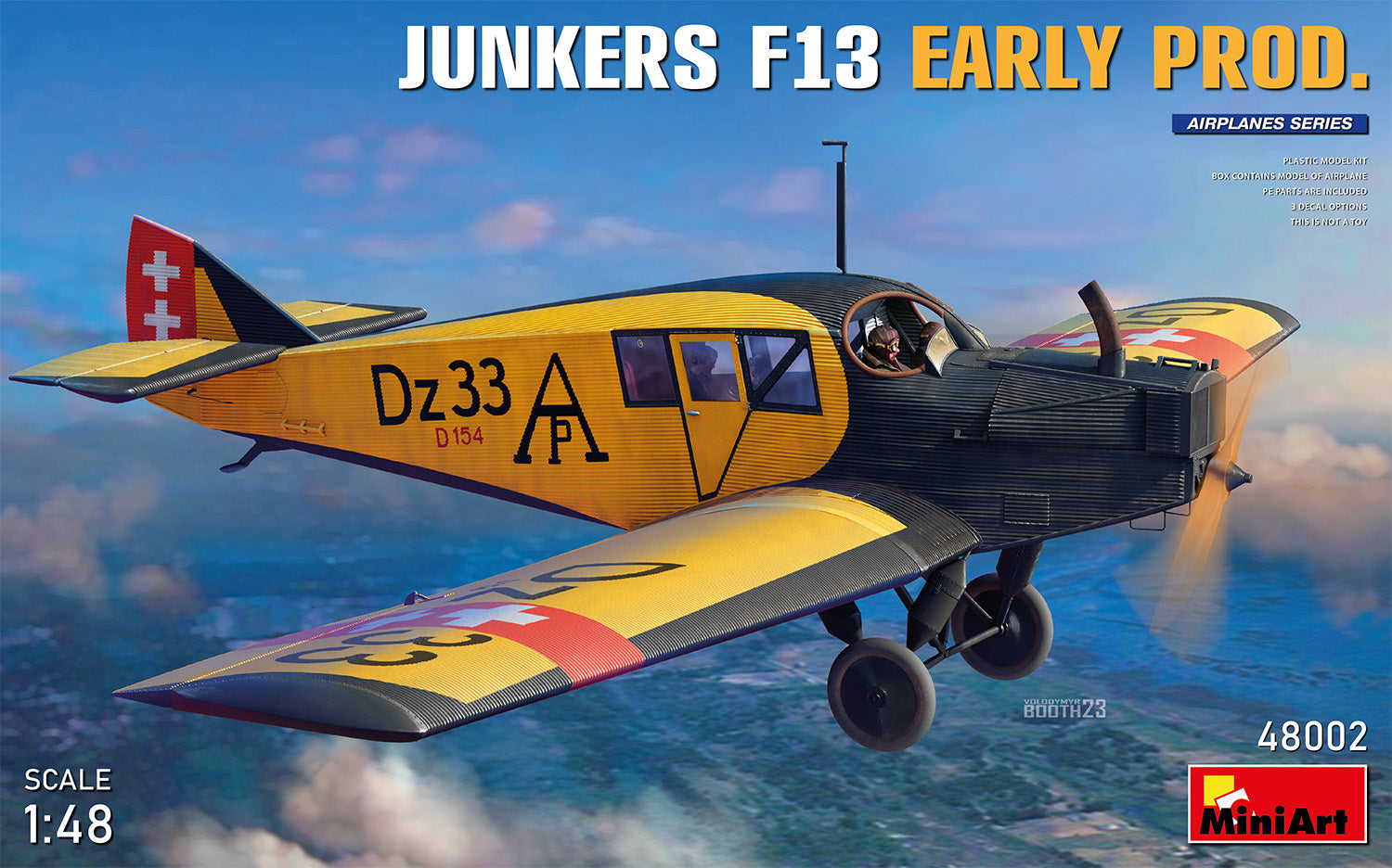 Miniart 1/48 Junkers F13 Early Prod MIN48002 1