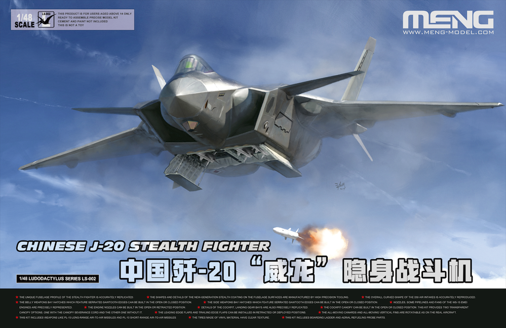 Meng Model Shenyang J-20 Stealth - MMLS-002