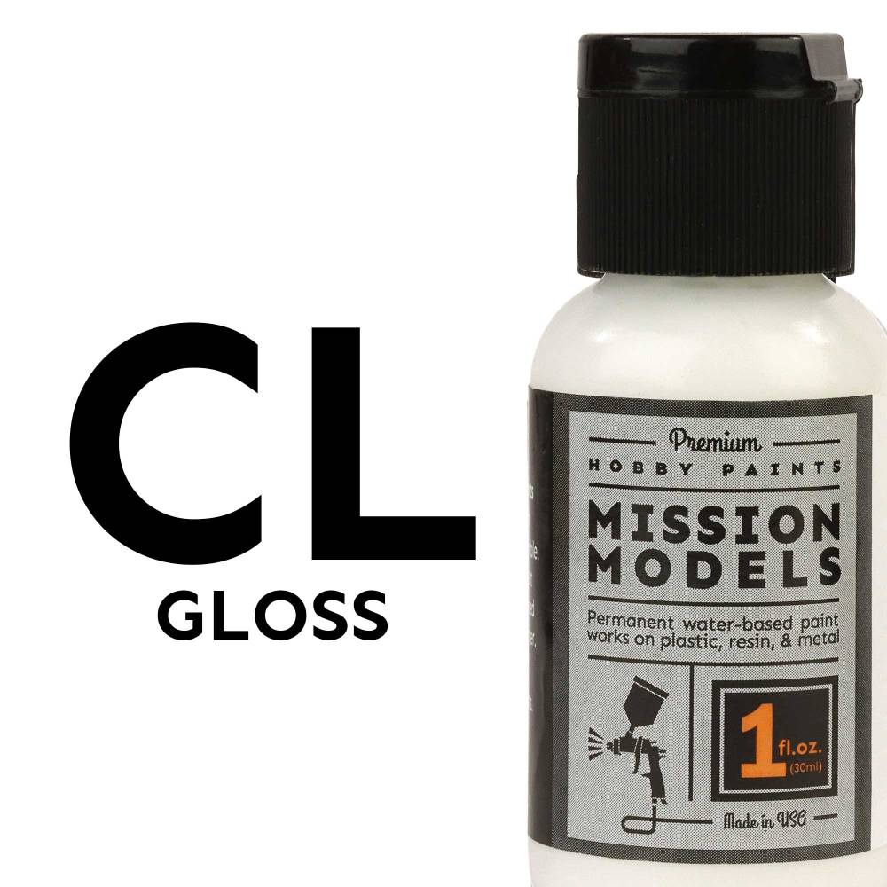 Mission Models Gloss Clear Coat, 1oz MMPA006