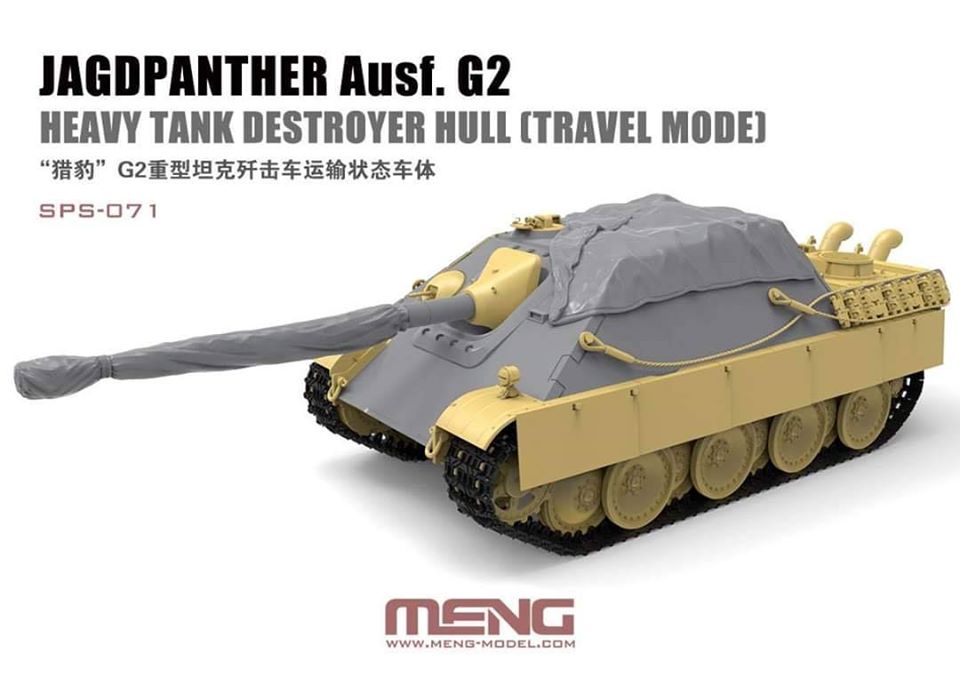 Meng Model 1:35 - Jagpanther Ausf G Hull (Travel) Resin