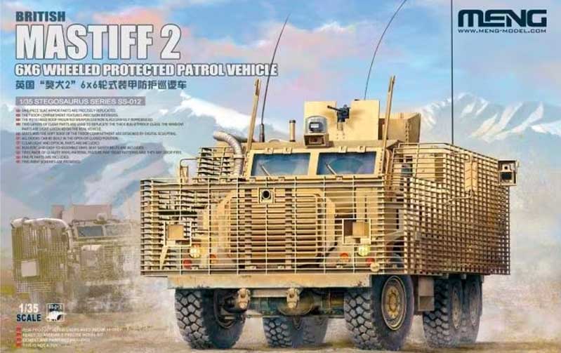 Meng Model British Mastiff 2 6x6 - MMSS-012