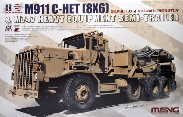 Meng Model U.S. M911 C-HET & M747 - MMSS-013