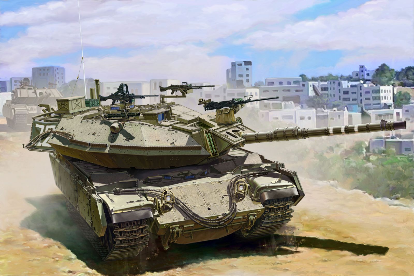 Meng Model 1:35 - Israeli MBT Magach 6B GAL BATASH