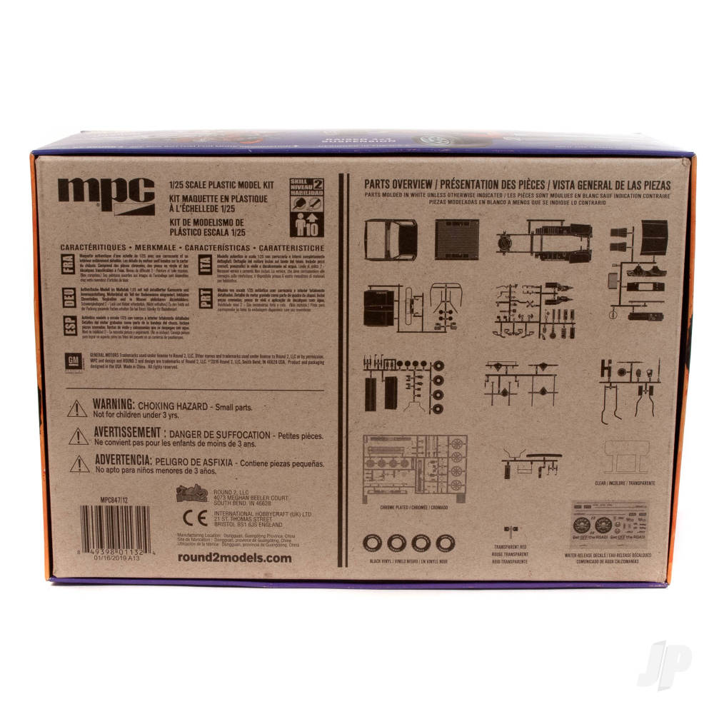 MPC 1:25 1984 GMC Pickup (White) MPC847 4