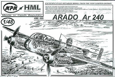 MPM Arado Ar-240- HML06 - Aircraft Kits