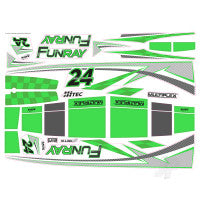 Multiplex Decal Sheet FUNRAY MPX1-00126 - RC Aircraft Spares