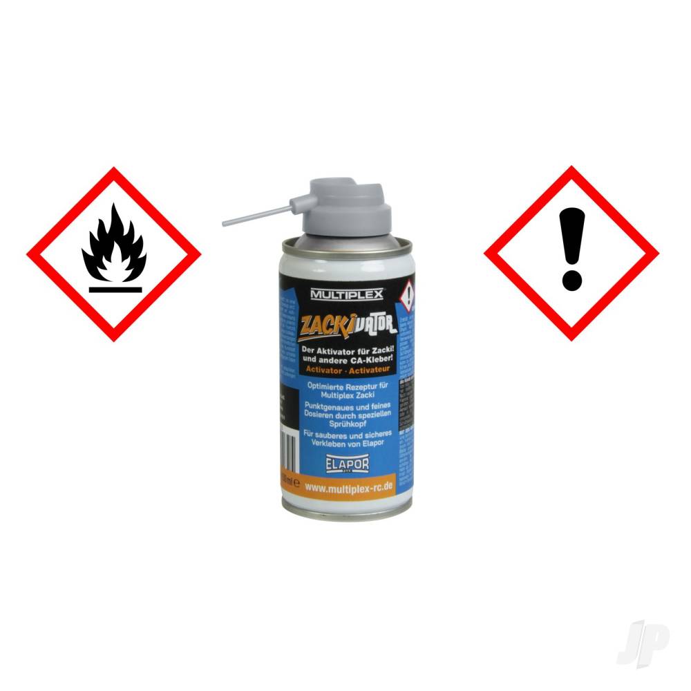 Multiplex Zackivator Activator Spray for Zacki and CA Glue 150ml MPX1-01032