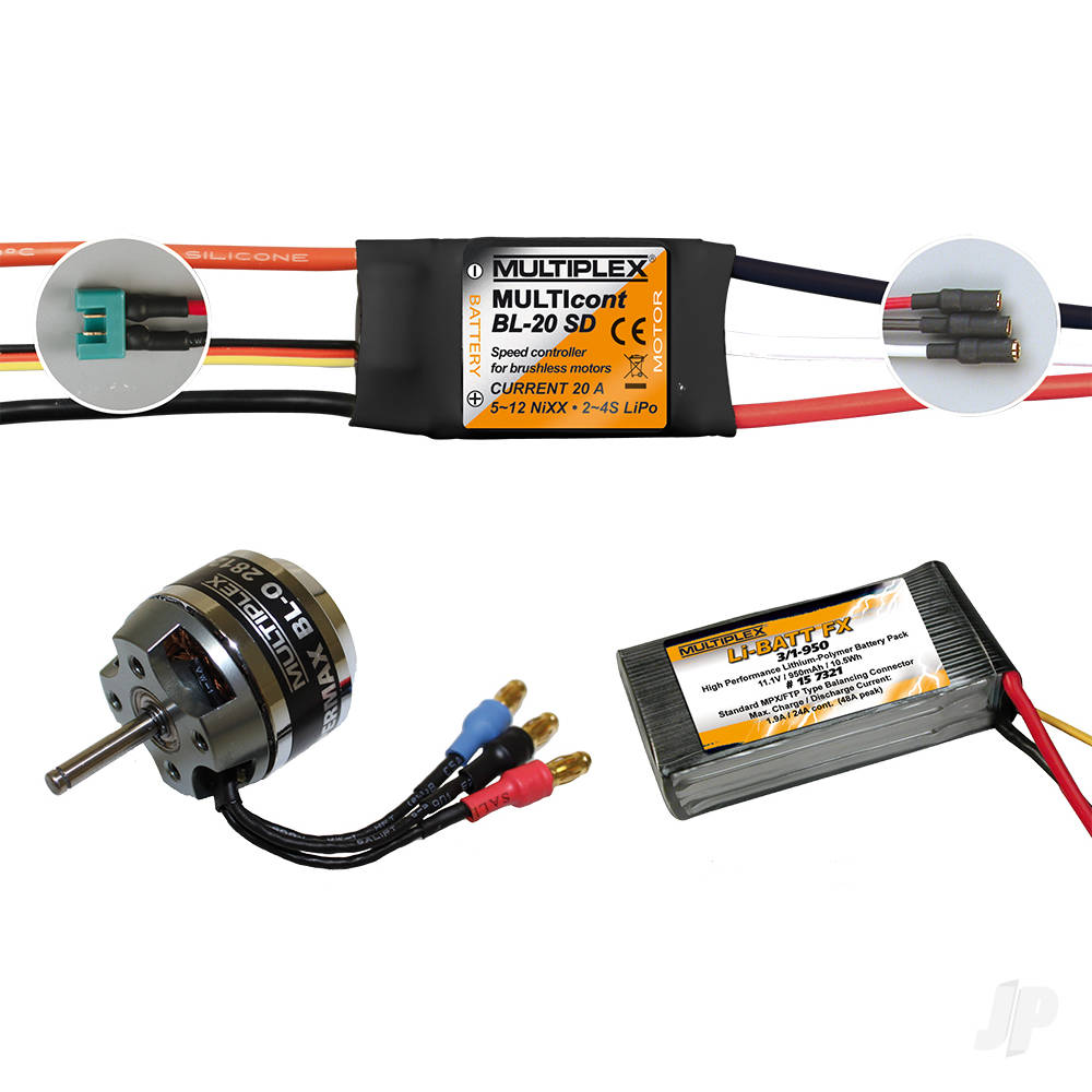 Multiplex Power Set/Battery Panda Sport 333662 MPX333662 - RC Aircraft Spares