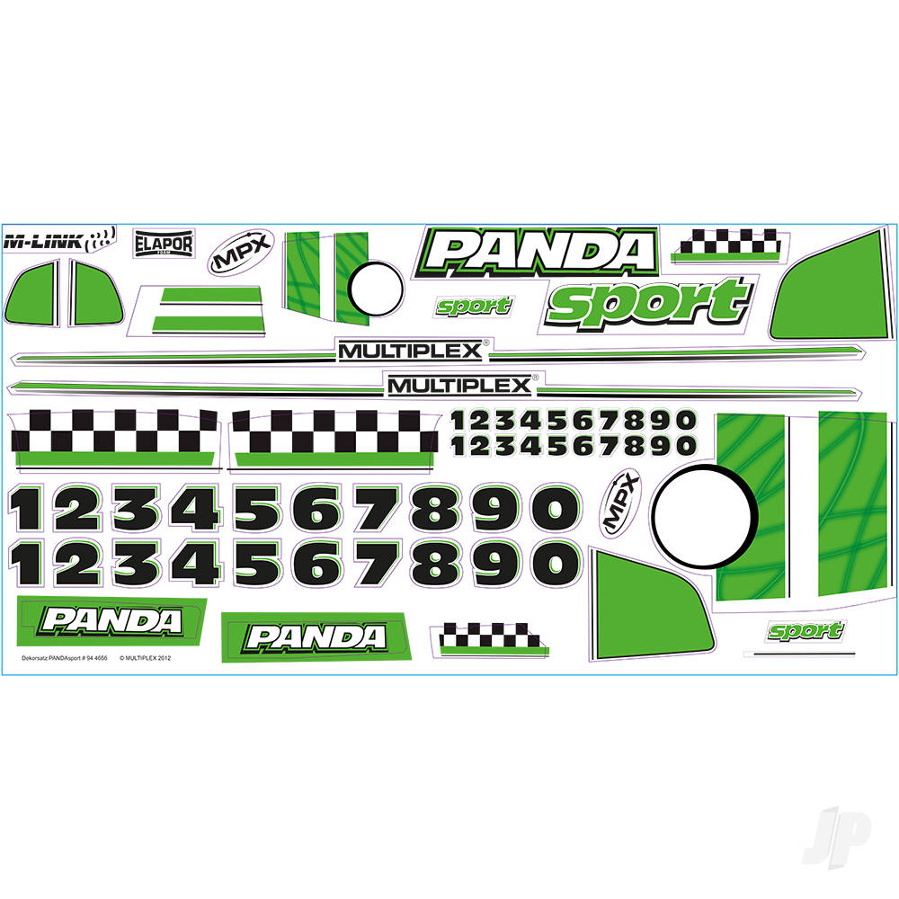 Multiplex Decal Panda 724649 MPX724649 - RC Aircraft Spares