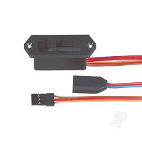 Multiplex Switch Black with charge Battery (UNI) 85039 MPX85039 - RC Aircraft Spares