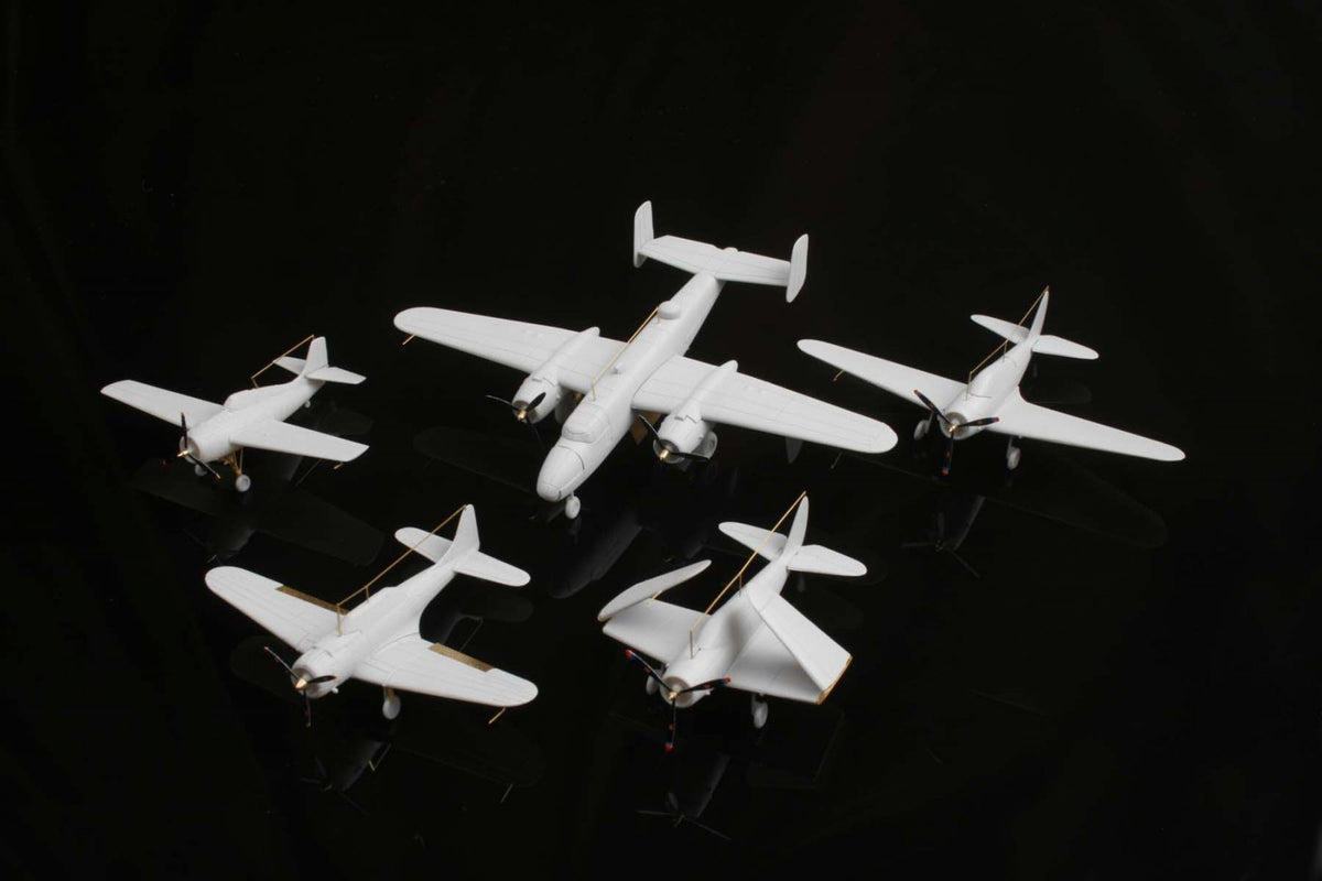 WWII U.S. DECK PLANE SET I for the aircraft in the USS HORNET CV-8 (designed to be used with Merit and Trumpeter kits)