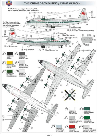 Antonov An-10 'Ukraine' civil aircraft