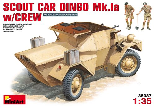 Miniart 1:35 - Dingo Mk.Ia British Scout Car with Crew