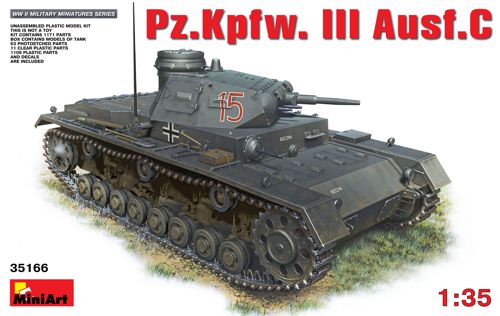 Miniart 1:35 - Pz.Kpfw.III Ausf.C