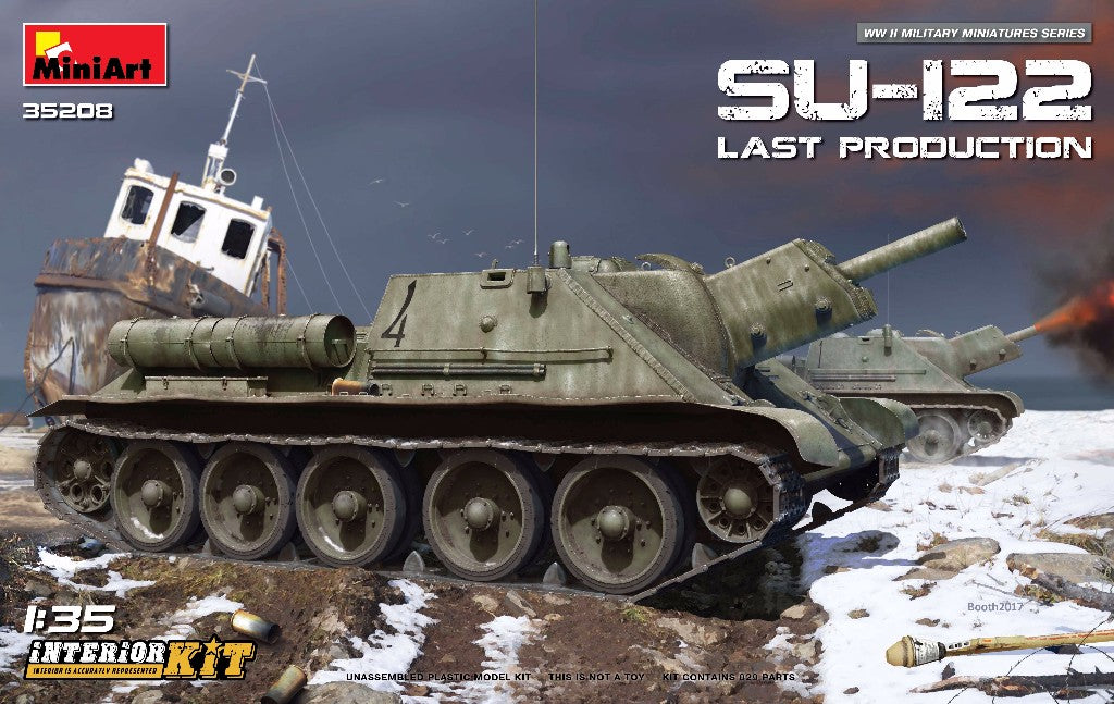 Miniart 1:35 - SU-122 (Last Production) with Interior