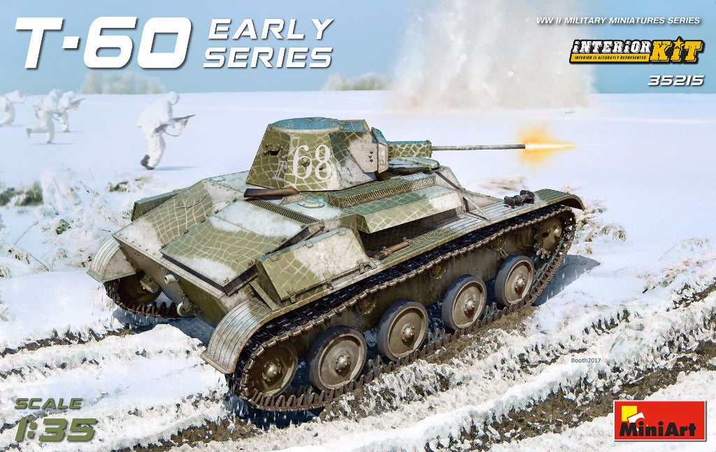 Miniart 1:35 - T-60 Early Soviet Light Tank w/ Interior