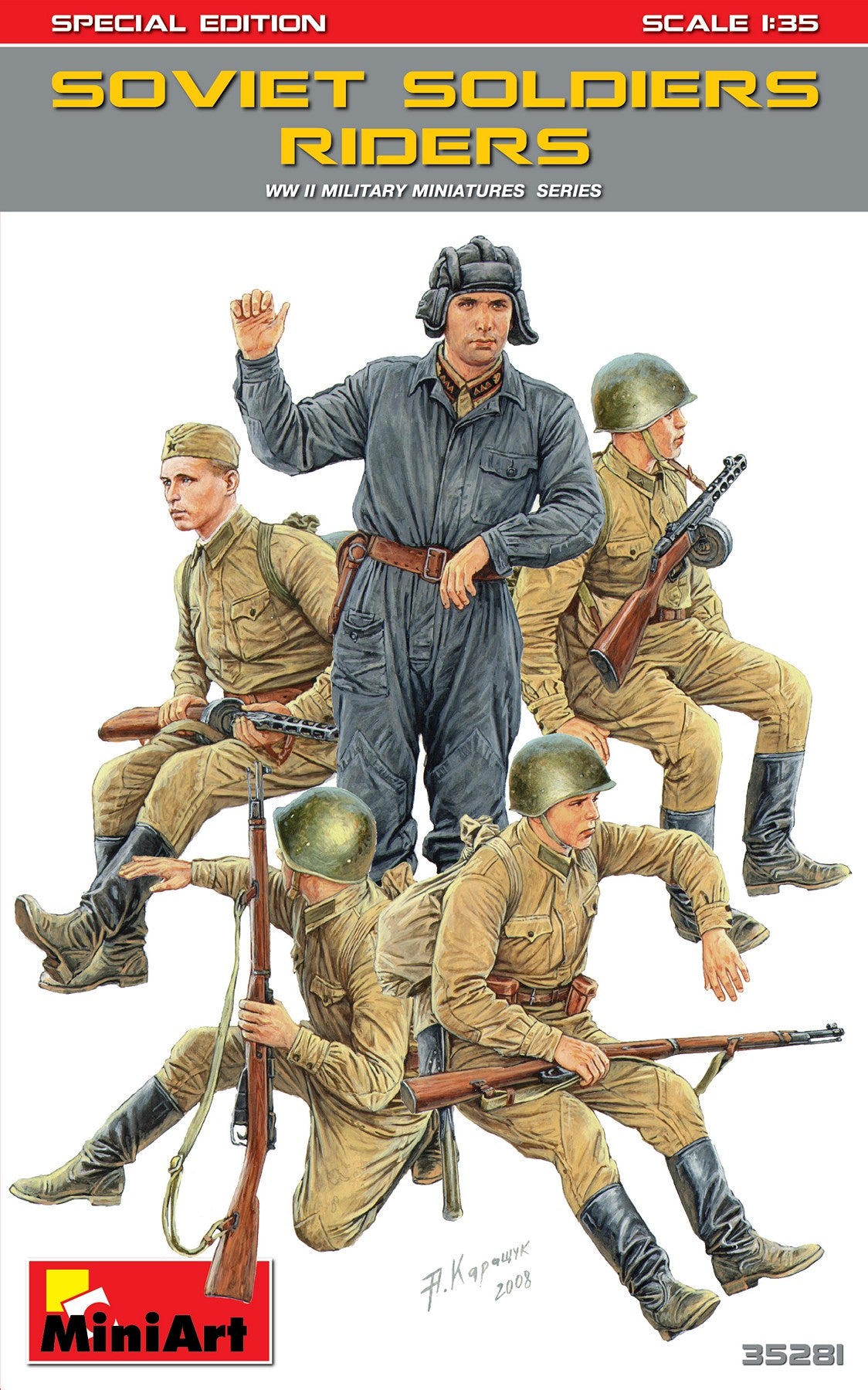 Miniart 1:35 - Soviet Soldiers Riders Special Edition