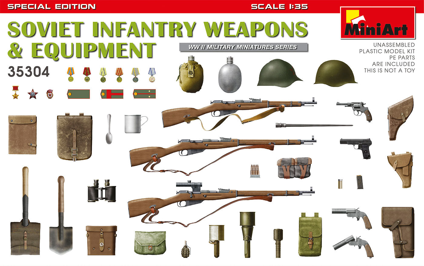 Miniart 1:35 - Soviet Weapons and Equipment (Infantry)