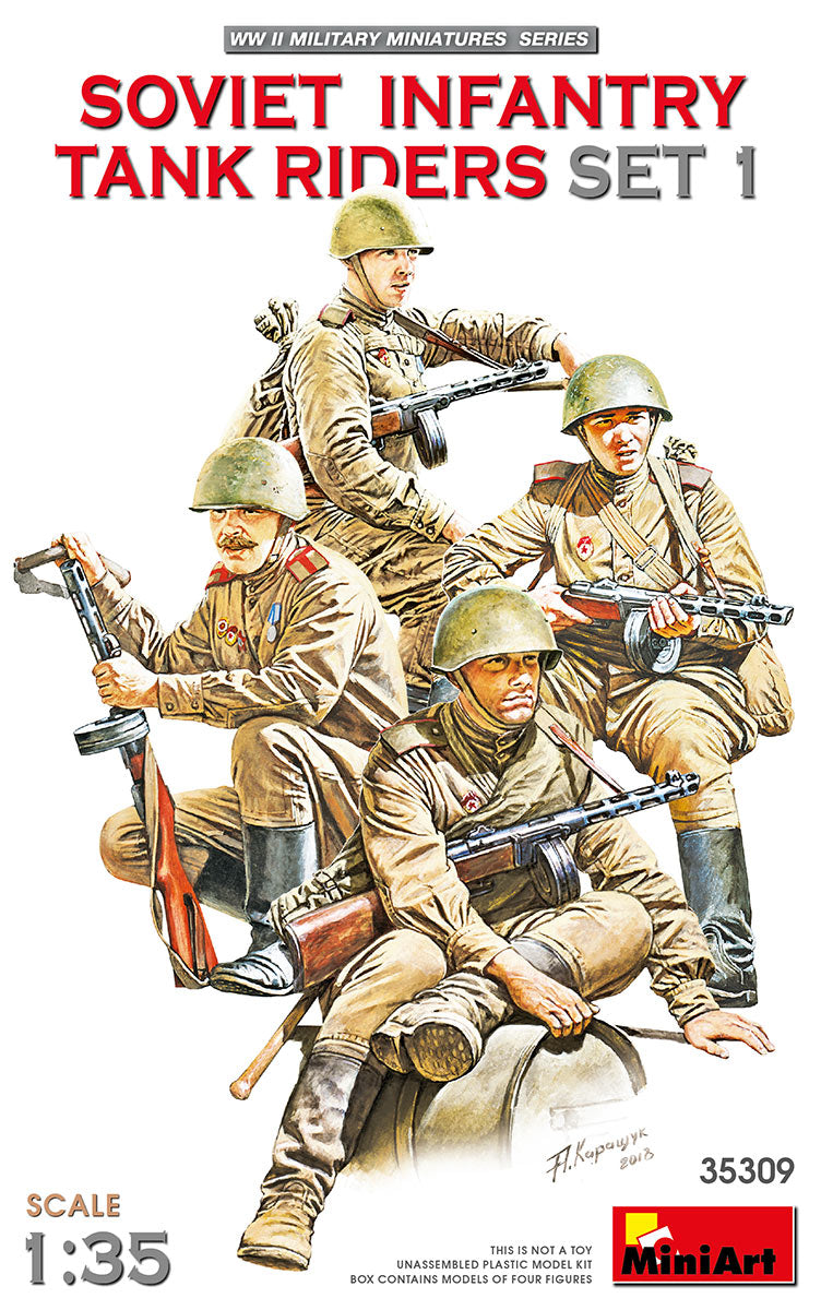 Miniart 1:35 - Soviet Infantry Tank Riders Vol 1