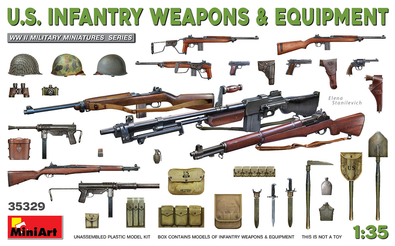 Miniart 1:35 - U.S. Weapons and Equipment (Infantry)