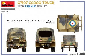G7107 1.5T 4x4 Cargo Truck & Trailer