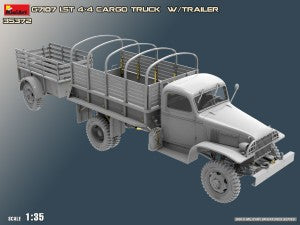 G7107 1.5T 4x4 Cargo Truck & Trailer