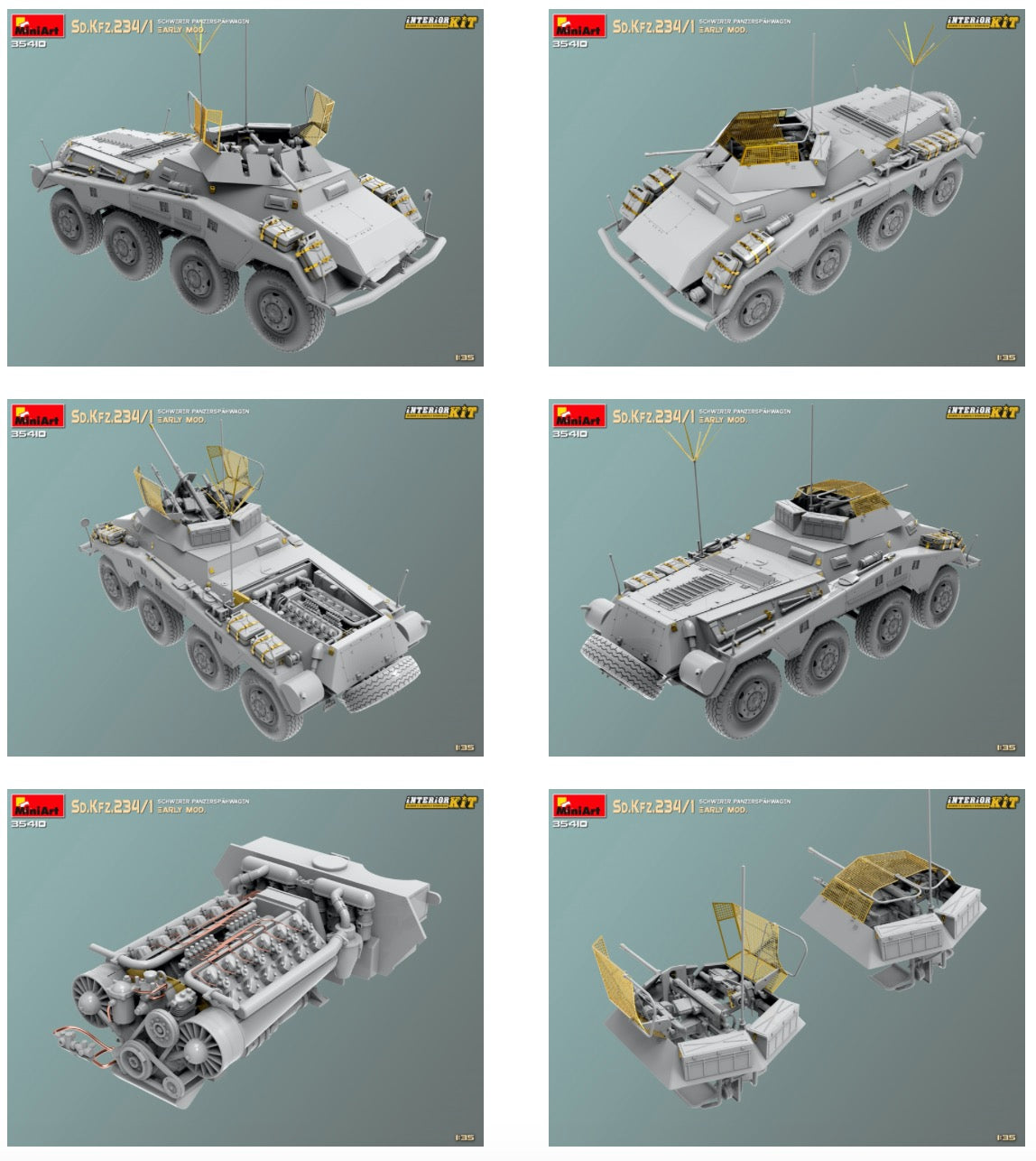 MiniArt Sd.Kfz.234/1 Schwerer - MT35410