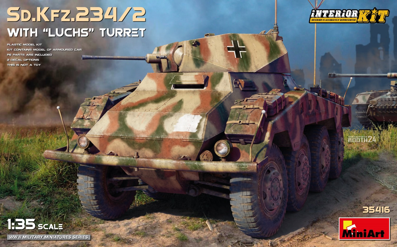 MiniArt AUGUST RELEASE!!! Sd.Kfz.234/2 - MT35416
