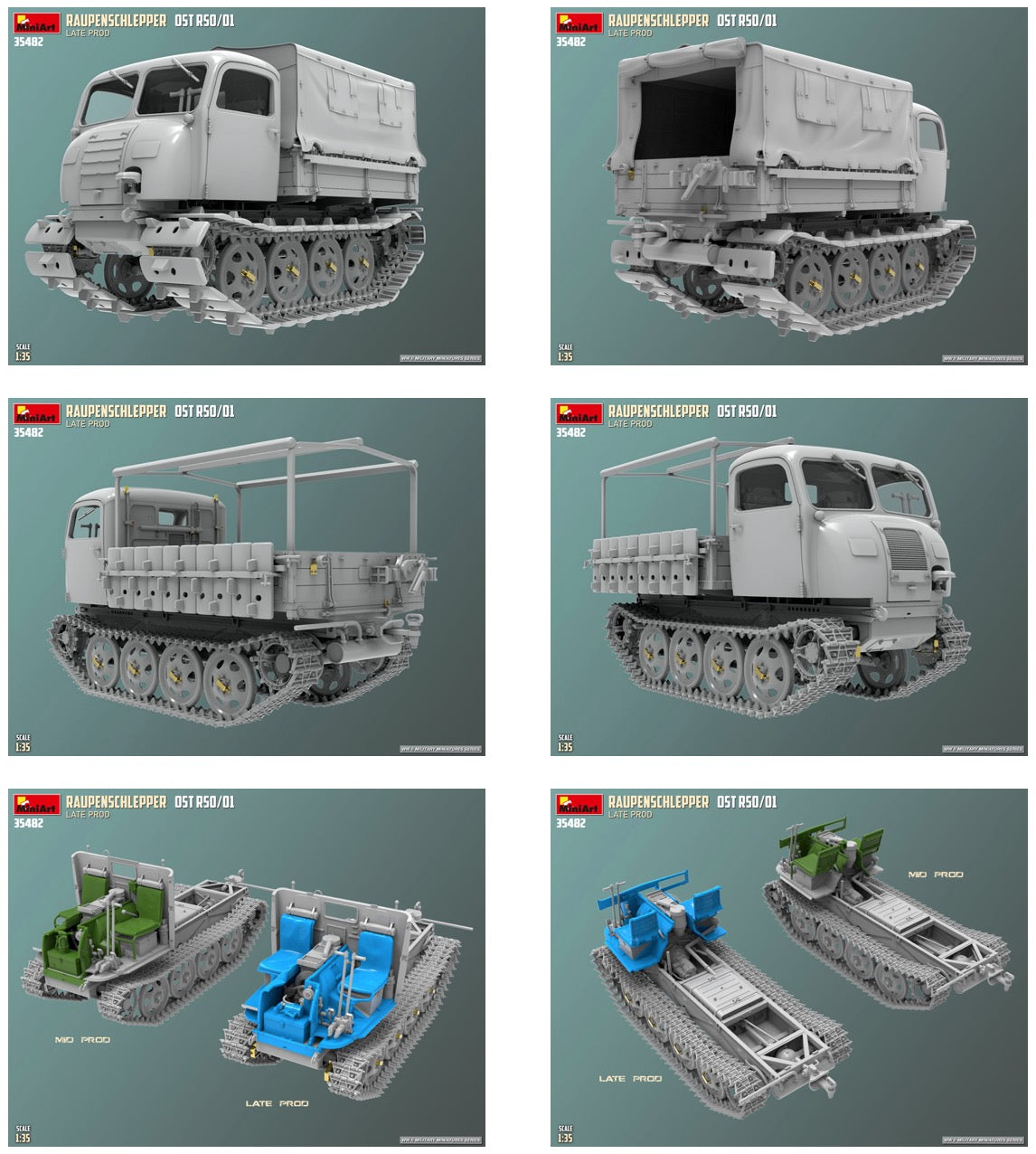 MiniArt RAUPENSCHLEPPER OST RSO/01. LATE PRODUCTION