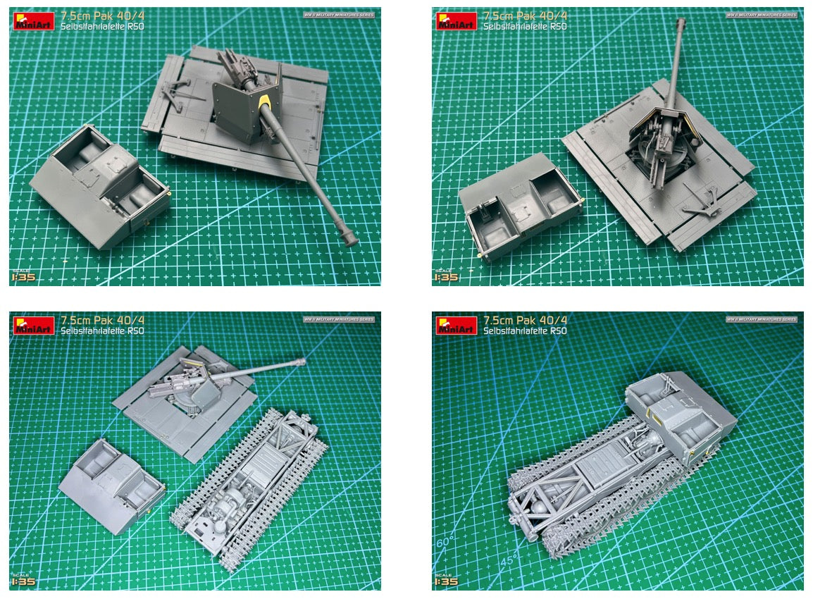 7.5cm Pak 40/4 auf gep. Selbstfahrlafette RSO