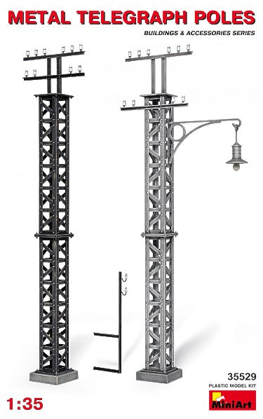 Miniart 1:35 - Metal Telegraph Poles