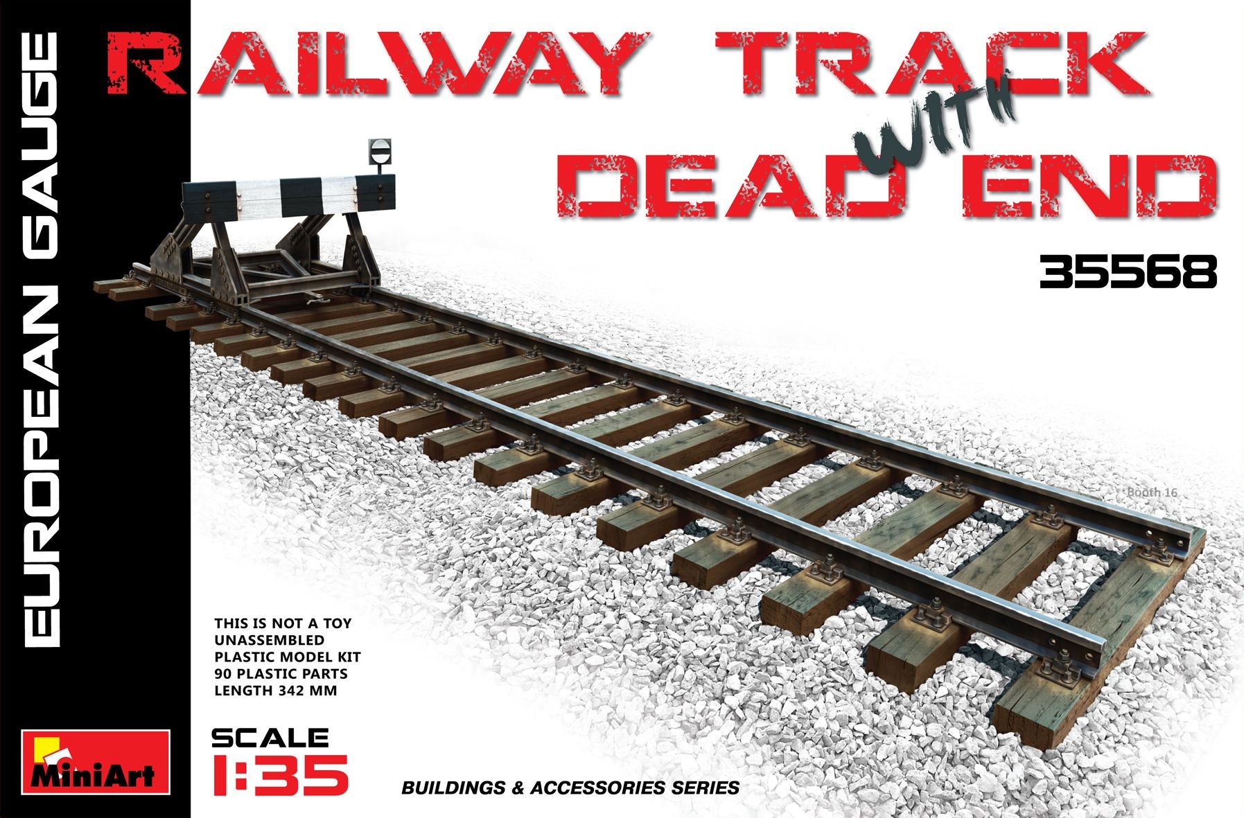 Miniart 1:35 - Railway Track and Dead End European Gauge