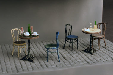 Cafe Furniture (tables and chairs) & Crockery