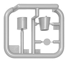 CONSTRUCTION SET Kit contains models of: ladders, table, buckets, bricks, cart, anvil, beams, jack stand and tools