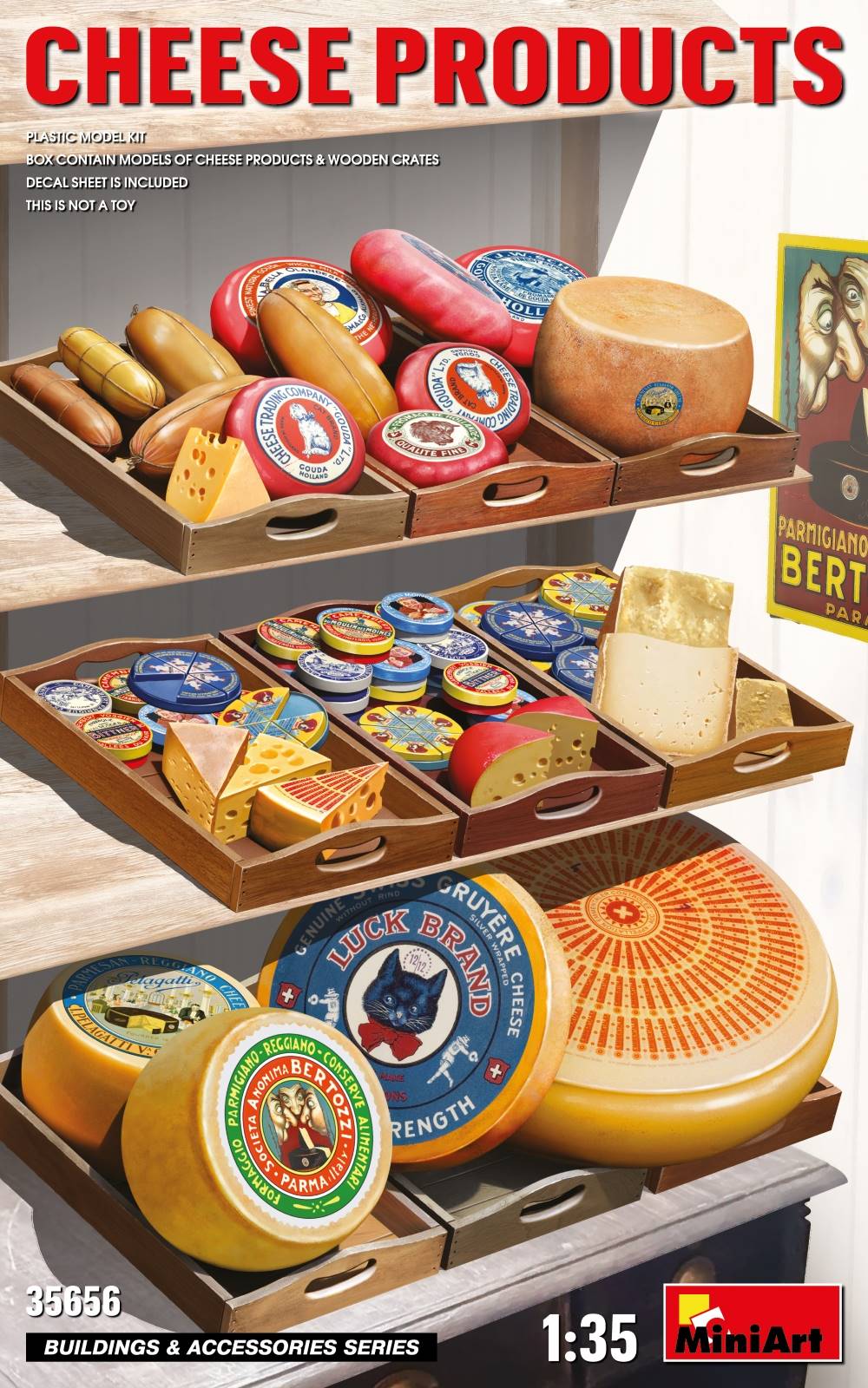 Miniart 1:35 - Cheese Products