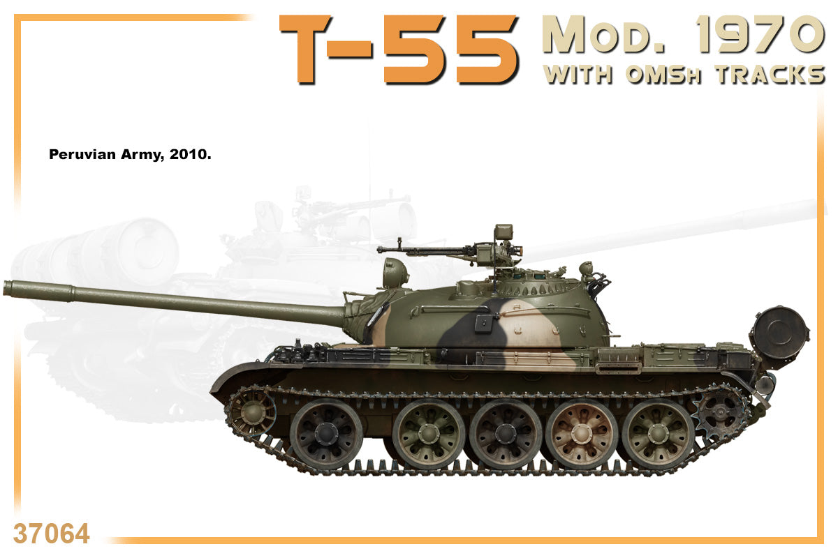 Soviet T-55 Mod. 1970 WITH OMSh TRACKS