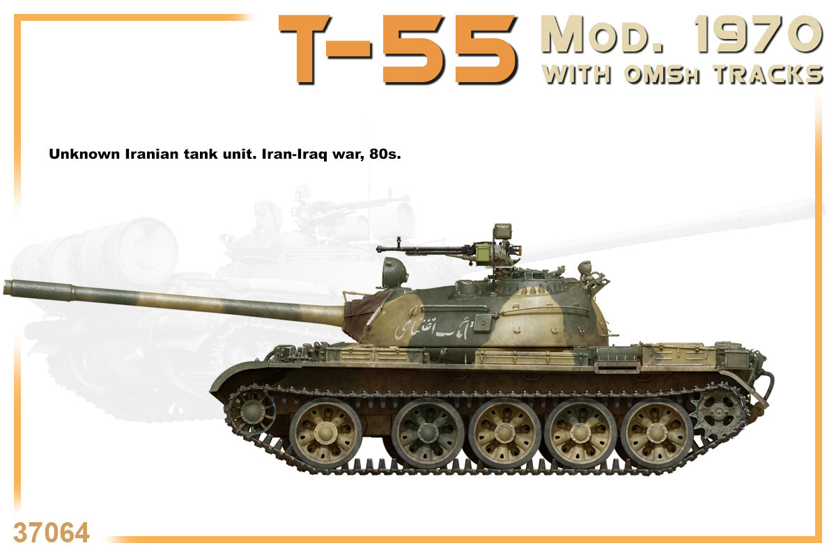 Soviet T-55 Mod. 1970 WITH OMSh TRACKS
