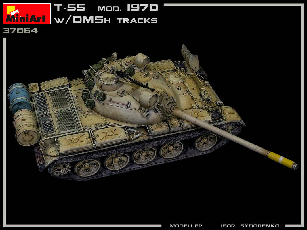 Soviet T-55 Mod. 1970 WITH OMSh TRACKS