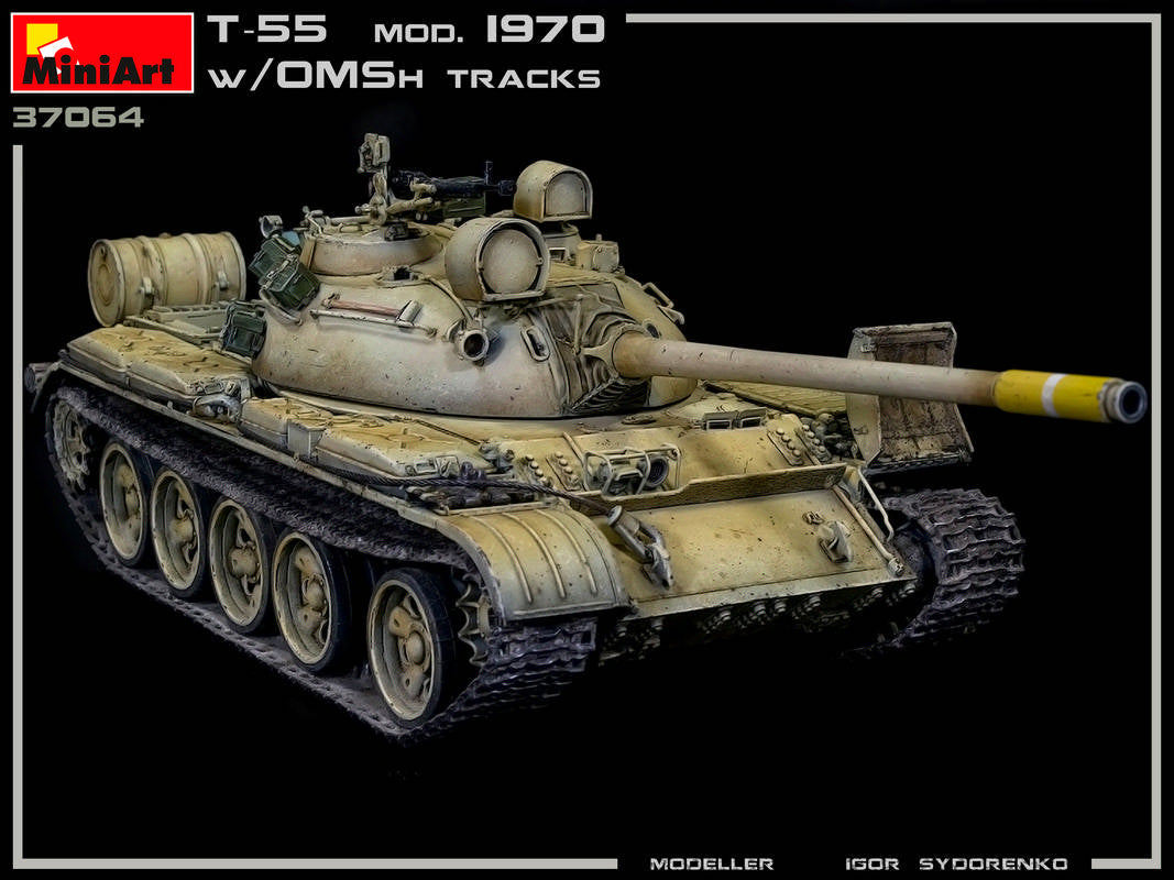 Soviet T-55 Mod. 1970 WITH OMSh TRACKS